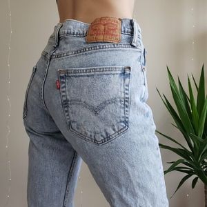 Levi's Acid Wash Denim Jeans